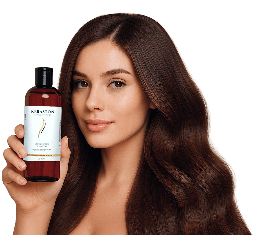model with product
